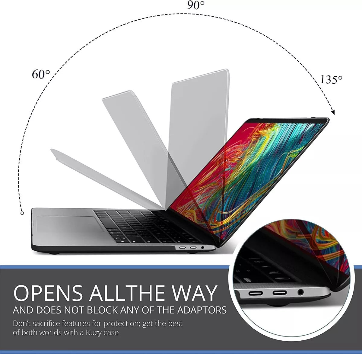 Carcasa 360 Manzana Calada Para Macbook Air 13 Procesador M1 A2337 /A2179 /A1932