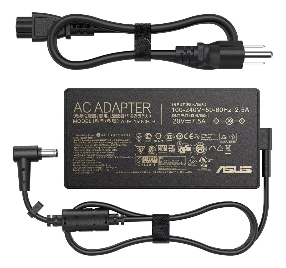 CARGADOR ORIGINAL PARA ASUS TUF GAMING (150W) FX505D, FX506 SERIES