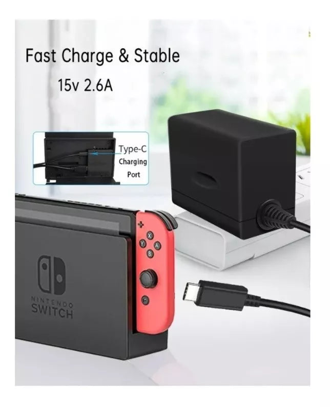 Cargador Para Nintendo Switch / Lite Compatible Dock 15v