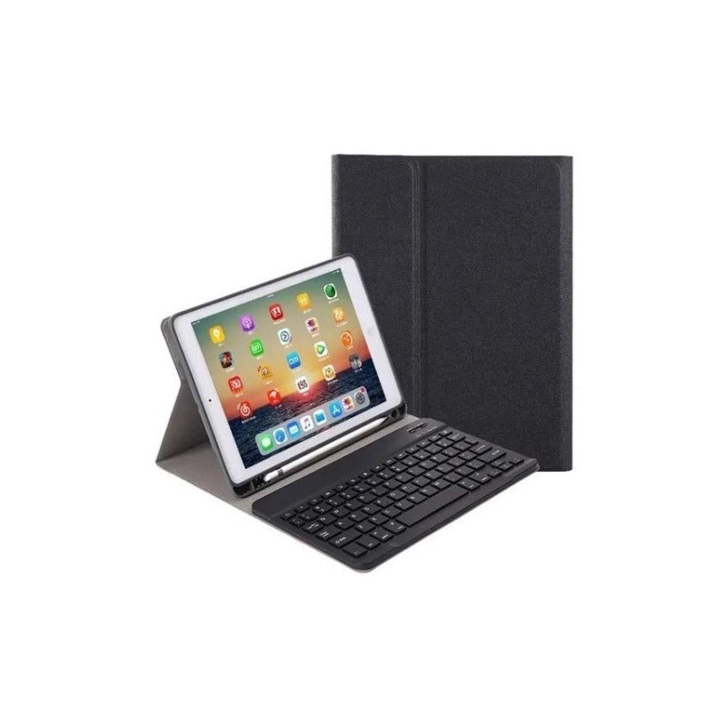 Funda Teclado Ranura Pencil Para iPad 8va Gen 10.2 2020