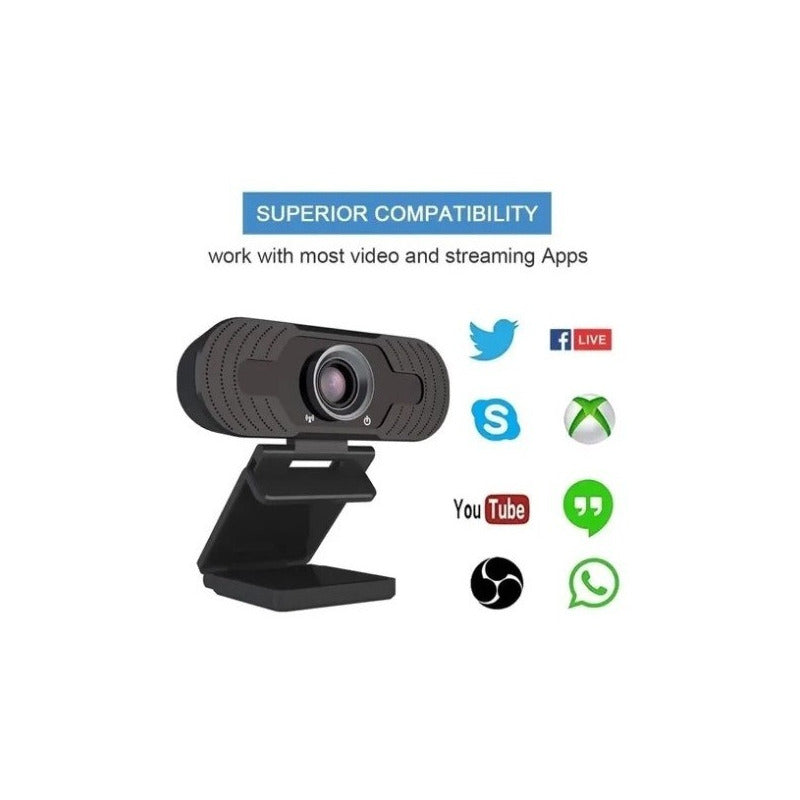 Camara Web Webcam 1080p Full Hd Usb (zoom Tele Trabajo)