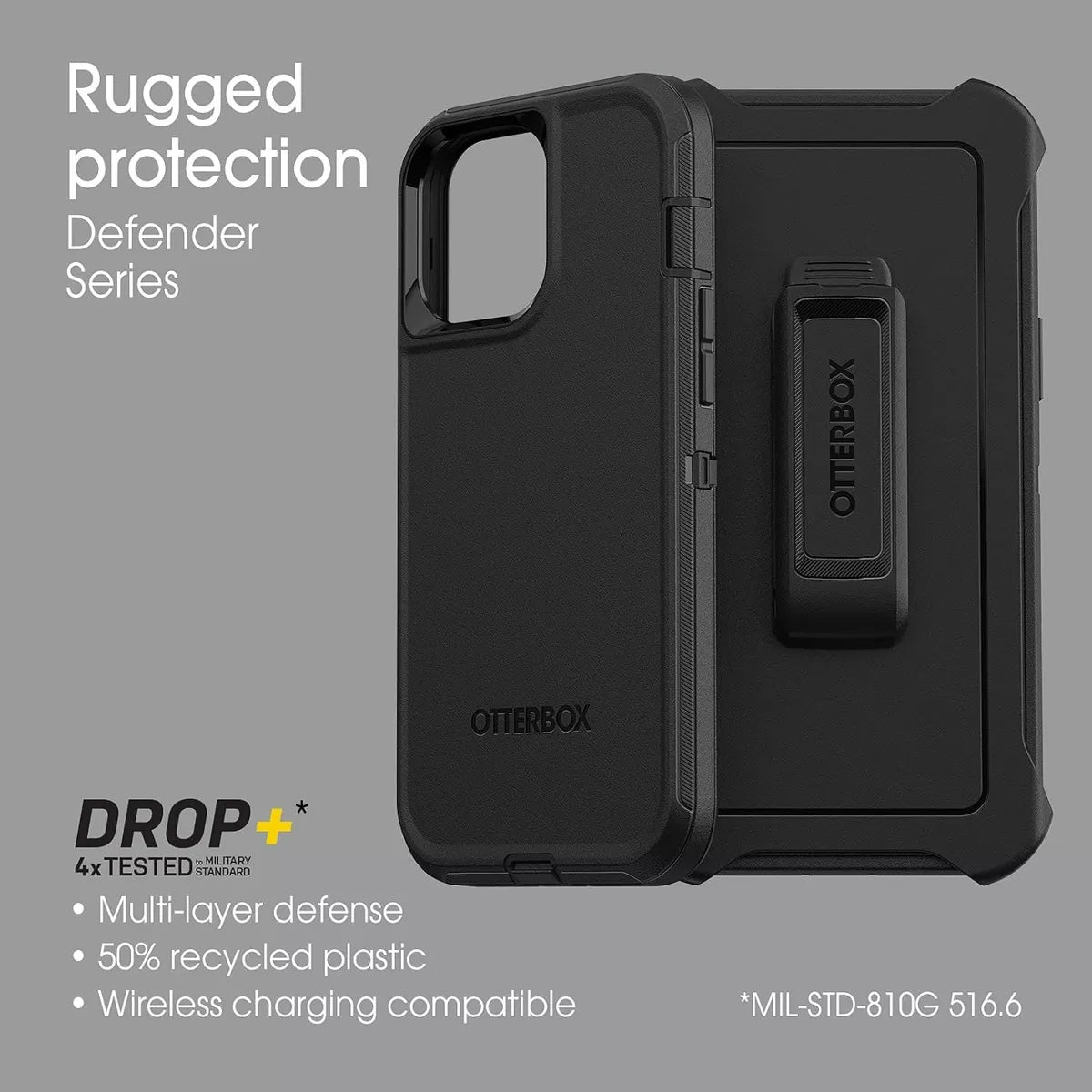 Carcasa Reforzada Otterbox Defender + Lámina Para iPhone 13 Pro Max